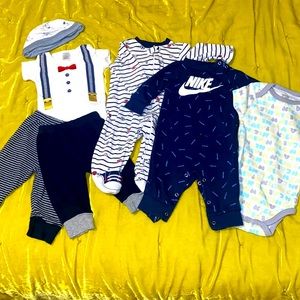 Baby Boy Lot of Onesies and pants! Excellent condition, some NWOT. Size 0-6 mon